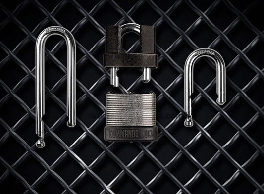 Commando Lock - Military-Grade Padlock System - Best Padlock. Keyed Alike or Master lock Keyed