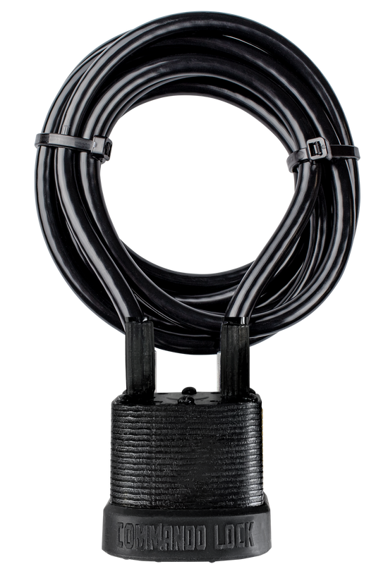 Cable Bike Lock Steel | Military-Grade | 8 Ft. Cable