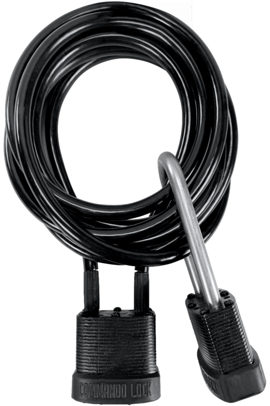 Cooler Cable Locks | 2 Blackout PadLocks (KA) | Heavy Duty