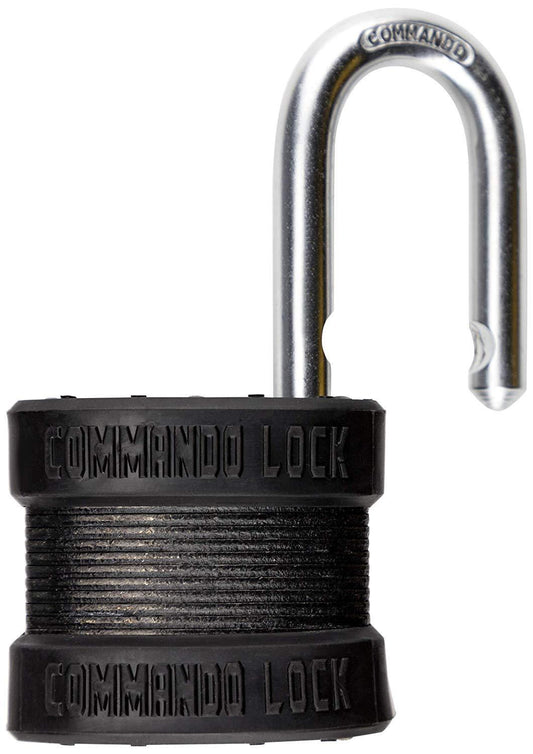 Blackout Laminated Steel Padlock | Military-Grade | Pelican Case Locks Commando Lock