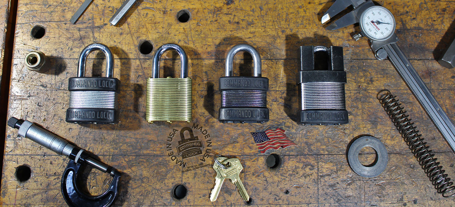 Commando Padlocks, Brass Locks, Military Grade 