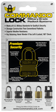 Commando Lock | Heavy Duty Padlock Systems | Lifetime Guarantee