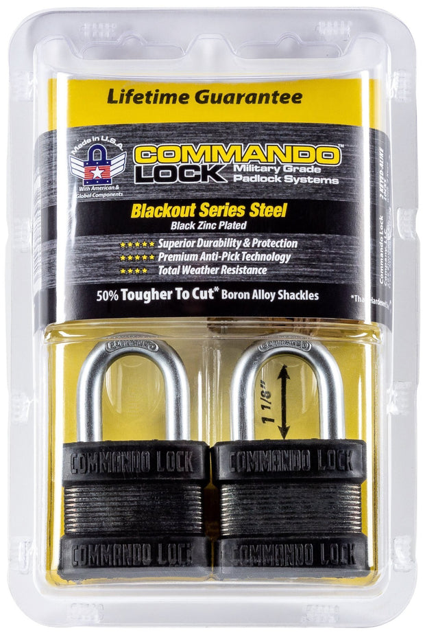 Commando Lock | Heavy Duty Padlock Systems | Lifetime Guarantee