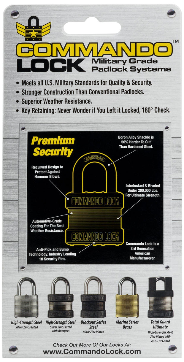 Commando Lock Packaging