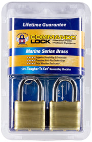 Commando Lock | Marine Series: Premium Brass Padlock | Military-Grade Commando Lock 