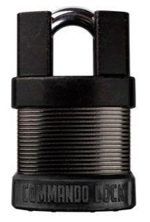 Commando Lock Marine Series Premium Brass Padlock - 2 Pack