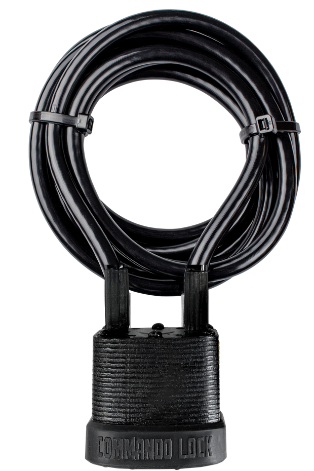 Master Lock Bike Lock Commando Lock 8ft Steel Cable Lock