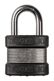 CASE 12ea: Zinc-Plated Steel Padlock | 2 Bumper | Military Grade Commando Lock 